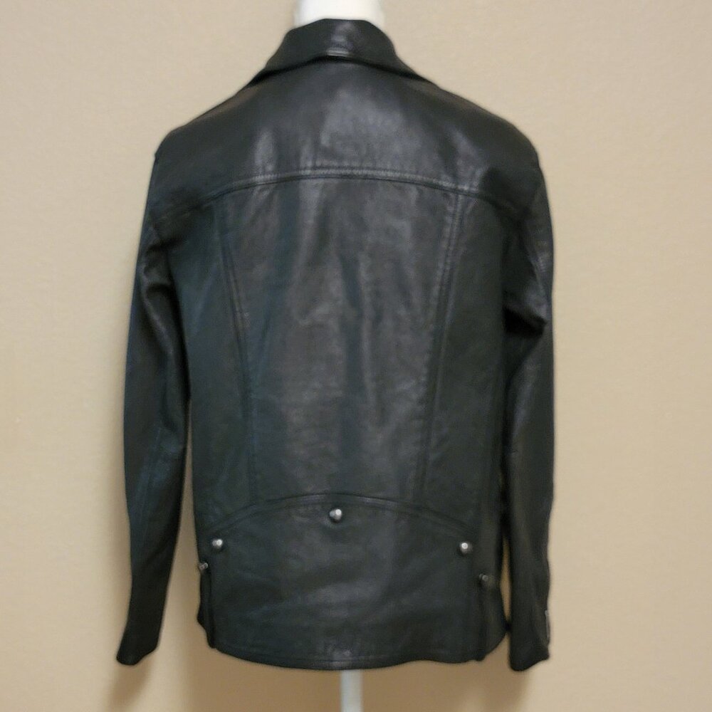 Free People Black Leather Moto Jacket - Picture 5 of 15
